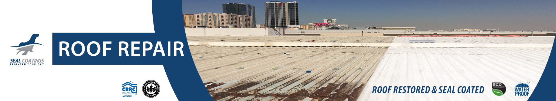 roof repair waterproofing concrete metal coatings